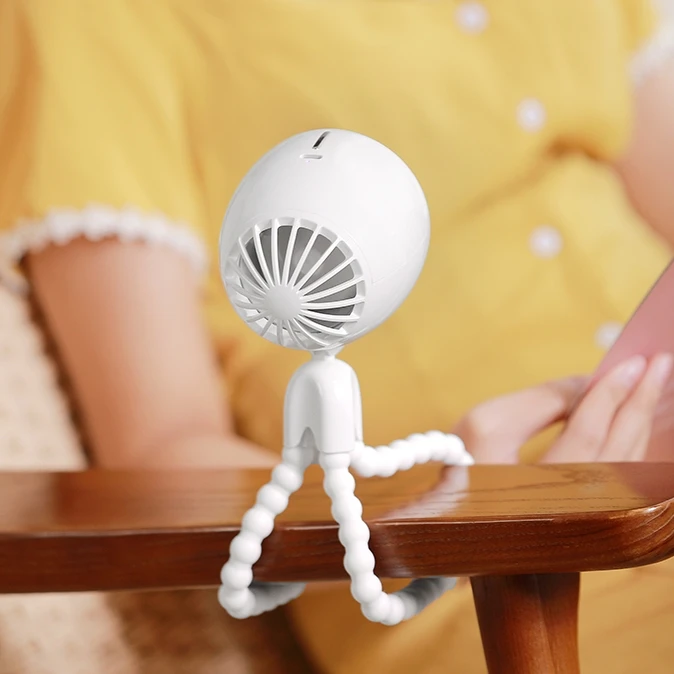 Summer Outdoor Hand Held Fans Foldable Bladeless Mini Usb Wireless Rechargeable Portable Baby Stroller Fan