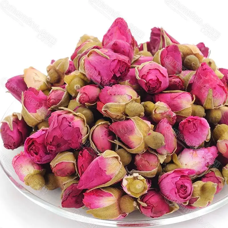 High grade french rose bud natural new dried french rosebud for drinking tea