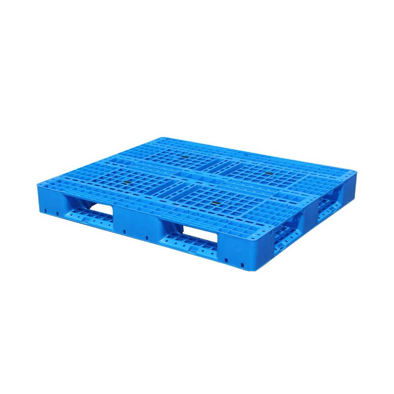 LK1311 Tian Character Grid Plastic Pallet HDPE Material for Storage Warehouse Industrial Logistics Use Euro 4-Way Entry