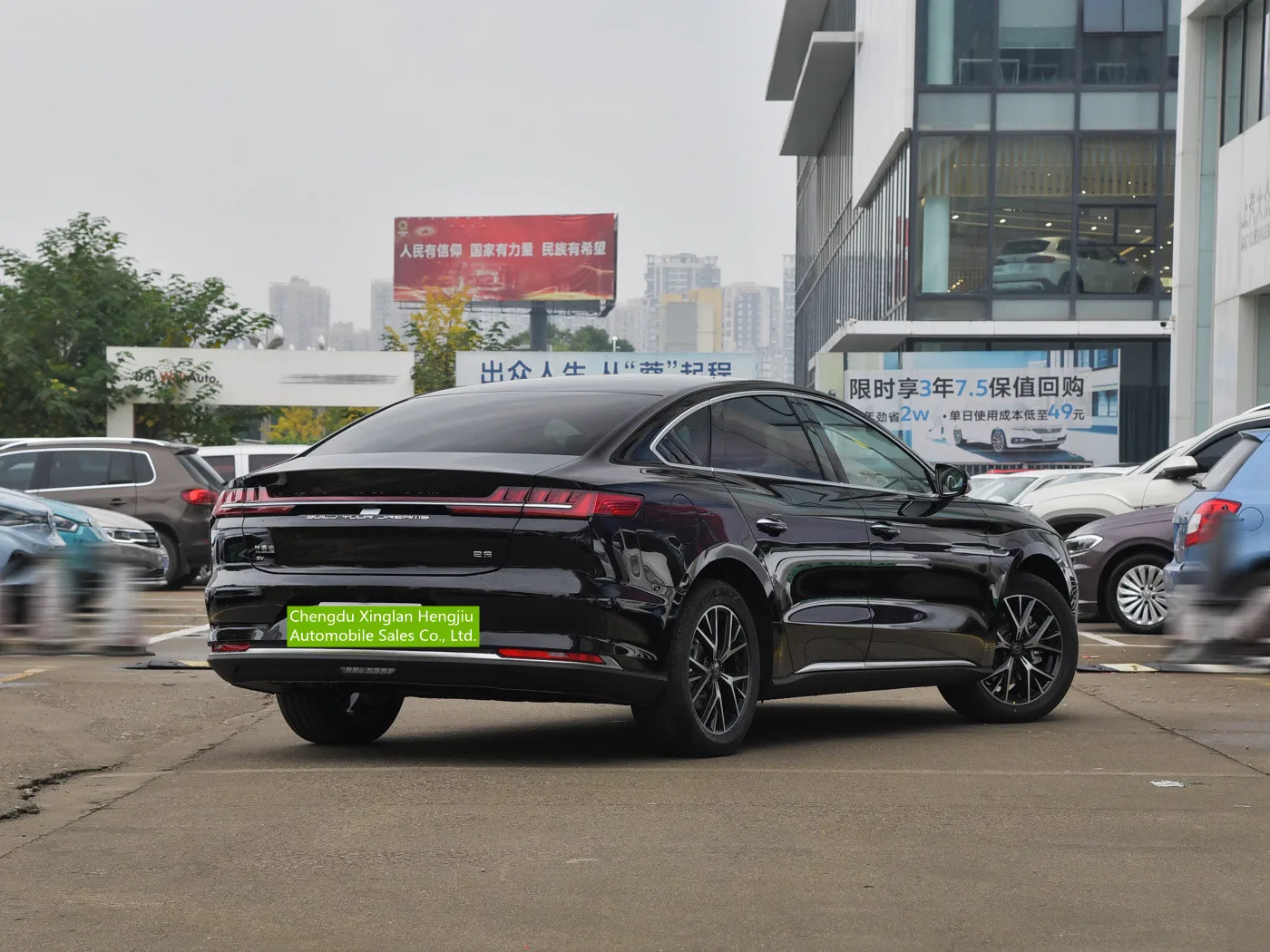 Luxury china new energy electric car BYD e9 2022 used sedan car