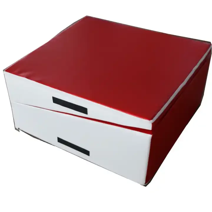 Cheap Folding Gym Exercise Octagonal Triangle Shape Gymnastics Cheese Incline Wedge Tumbling Mats for home use