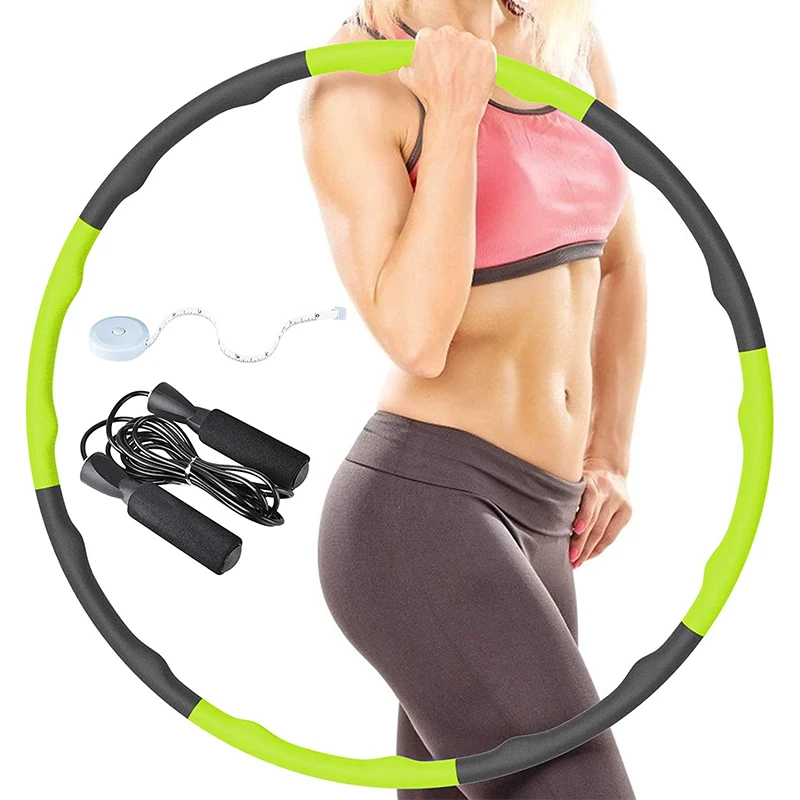 
Hot Sale Soft Fitness Sport Hoop Removable Plastic Hula Gym Hoop 