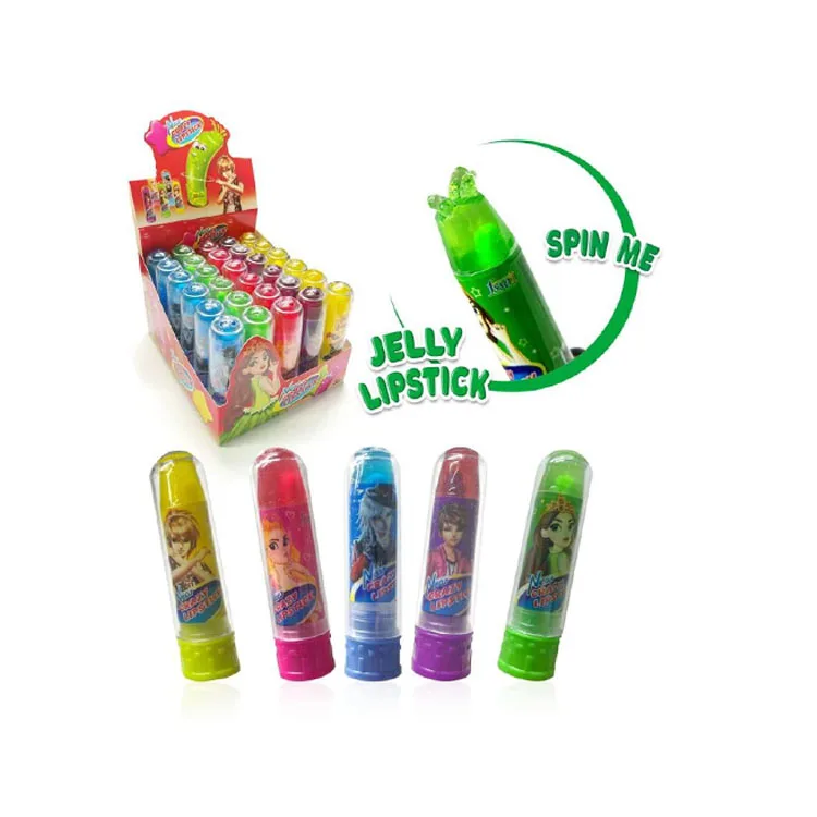 Wholesale Fruity Crazy Lipstick Liquid Candy Toy Candy With Jam