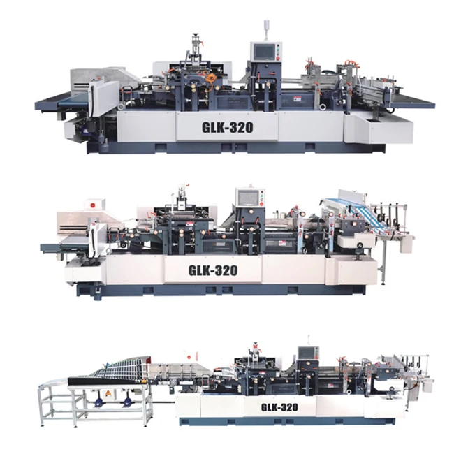 Runda GLK320 high speed book flapping machine for book cover gate folding