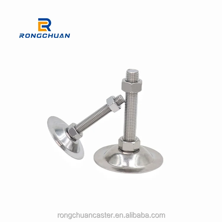 304 Stainless Steel Adjustable Foot For Ground Mounting Machine Leveler