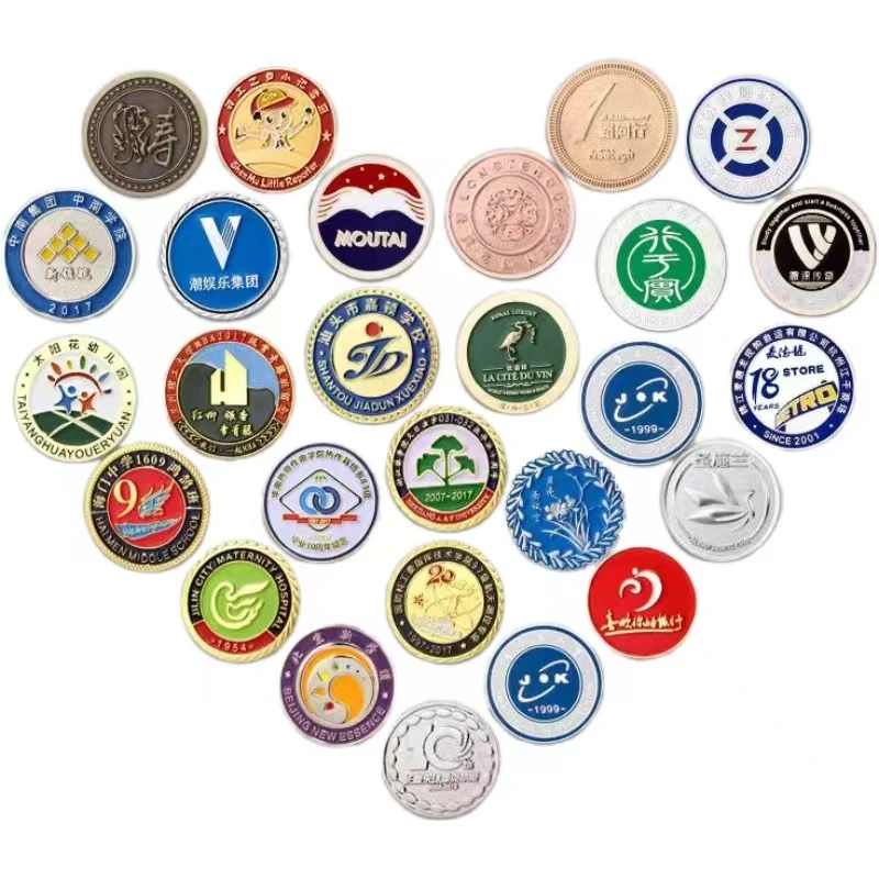 High Quality Souvenir Football Club Custom Logo Metal Hard Enamel Badge Fashion Jersey Decorative Lapel Pins for Clothes