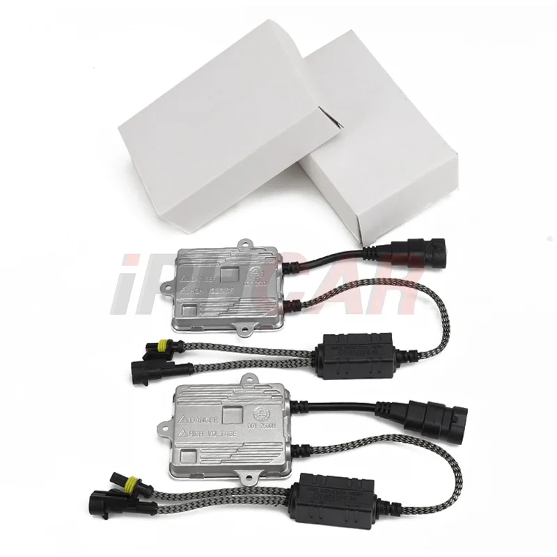  IPHCAR 35 Вт AC Быстрый старт балласт HID проектор линза 12 В Автомобильная фара с экранированным