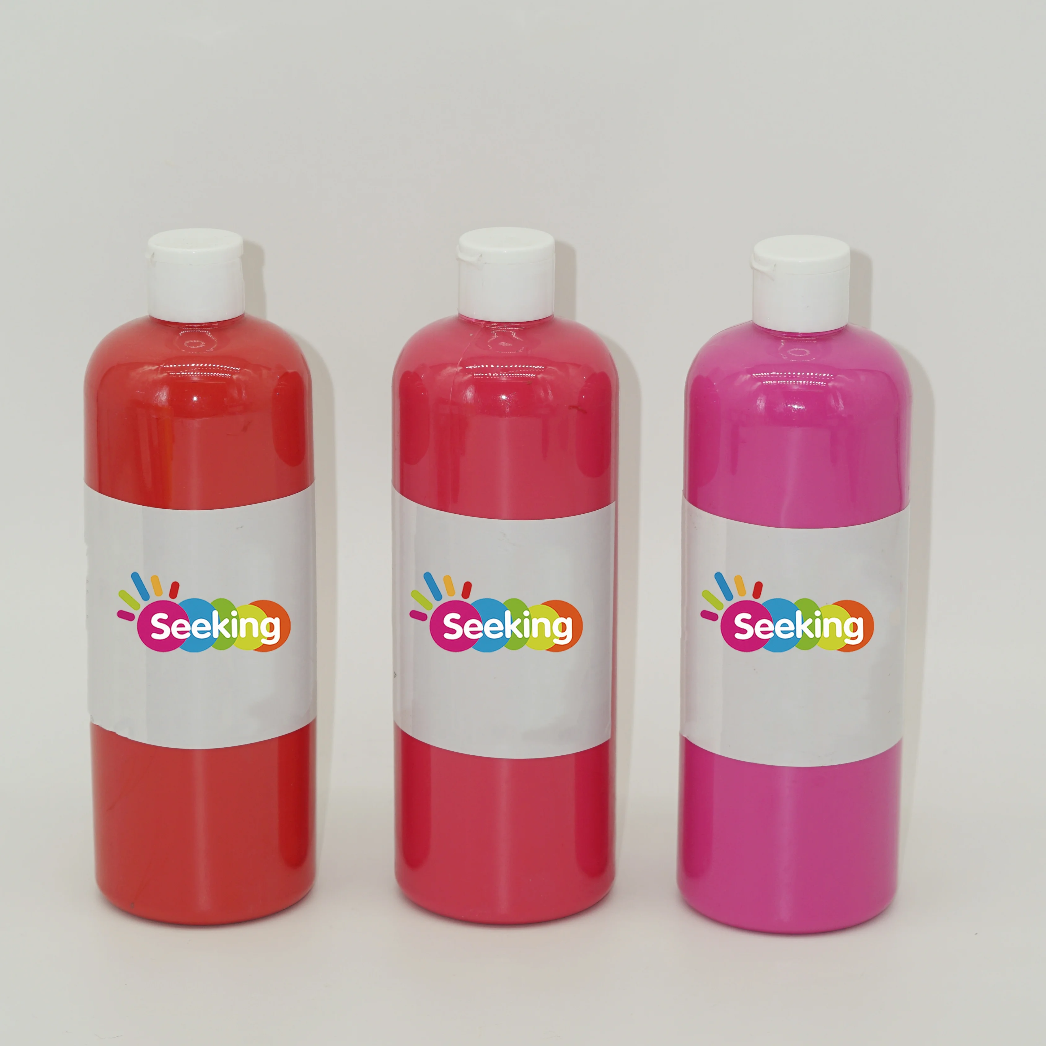 Оптовая Продажа нетоксичных 500 мл бутылка перламутровая акриловая краска акварель индивидуальные цвета для уникального искусства