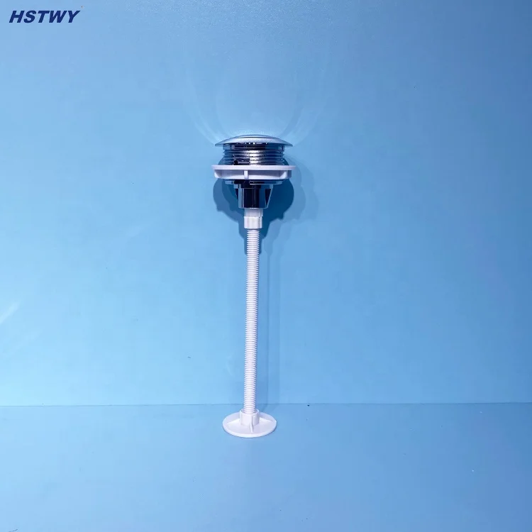 HA101-2 хром на унитаз из АБС-пластика механические один круглый кнопочный переключатель с 38 мм для керамический туалетный Бачок Топ нажимная кнопка