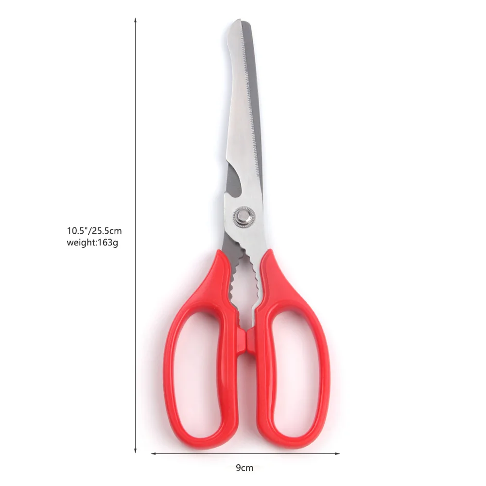 Heavy Duty Kitchen Shears Stainless Steel Utility Scissors All Purpose Poultry Shears Kitchen Cooking Scissors With Sheath