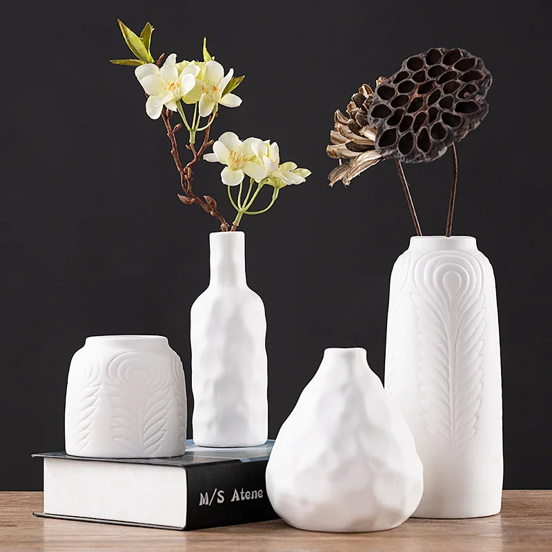 Flower Vase for Decor Modern Decorative Vase Centerpiece for Wedding Dinner Table Party Living Room Office Bedroom
