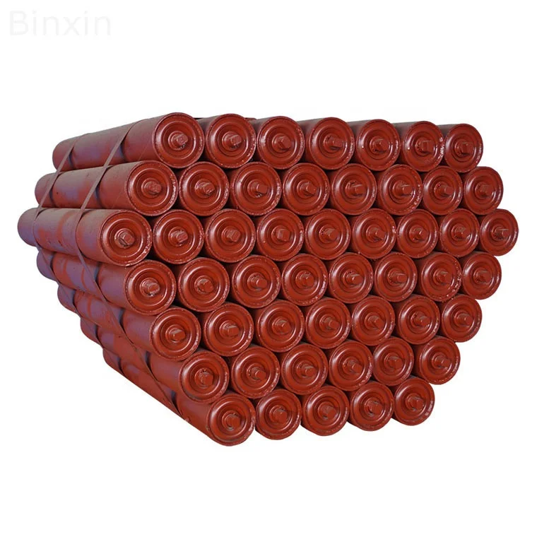 industrial conveyor rollers rubber belt steel gravity carrying roller