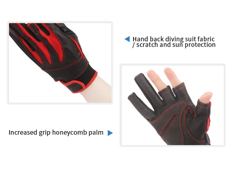 High quality Cut Fingers Flexible Great for Photography Fly Fishing