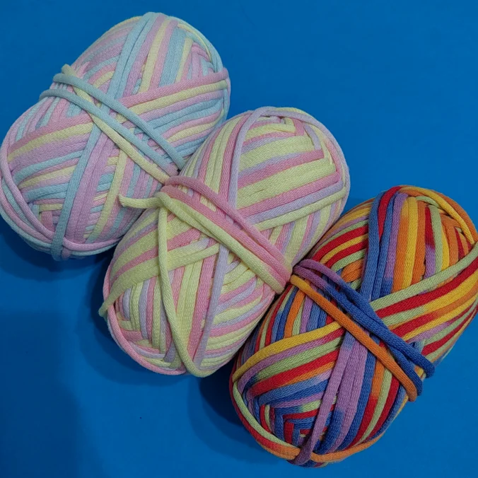 Easy Peasy Crochet Yarn Easy to see the stitches Yarn Cotton Crochet Knitting Yarn crochet kit for beginner