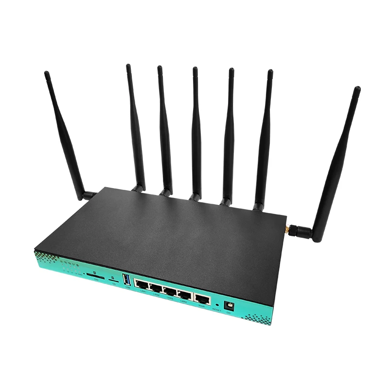 192.168.1.1 Indoor 1200Mbps Openwrt Wireless 4G 5G LTE Modem Router With Sim Card Slot