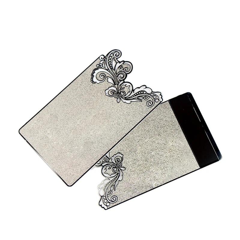 Индивидуальный дизайн свой собственный логотип кредитный роскошный тисненый номер печатная карта металлические визитные карточки с логотипом