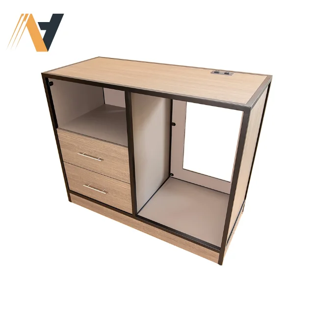 Best Seller Wooden Minibar Chest For Hotel Project Case in US Martket - Best Price at Furniture Manufacturer