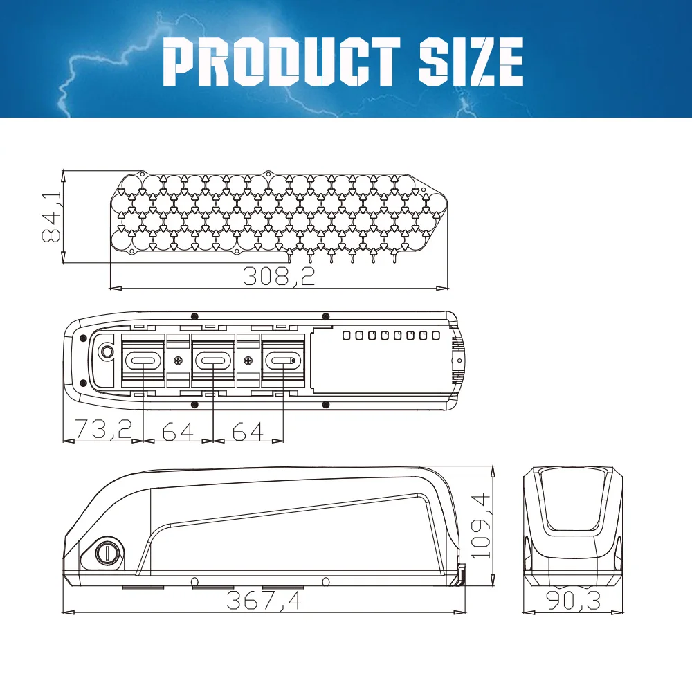 Hot selling 36V 48V hailong rechargeable electric bicycle lithium battery with charger with MSDS UN38.3 certification