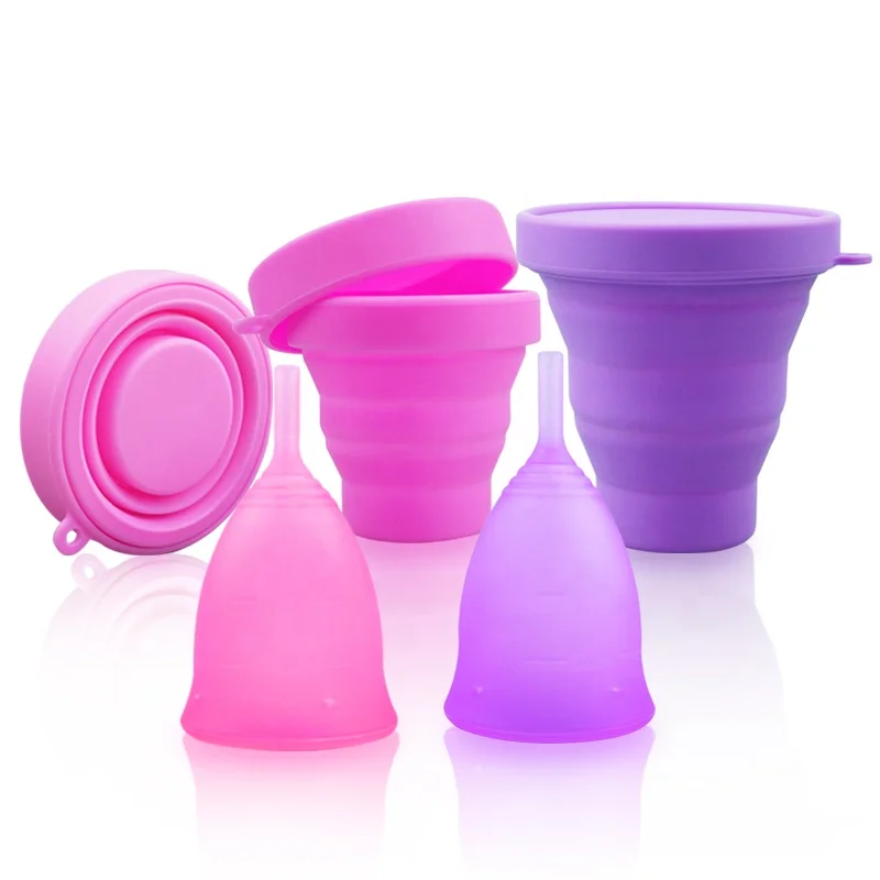 Customized Best Quality Medical Grade Silicone Women Disinfection Copa Menstrual Period Cup