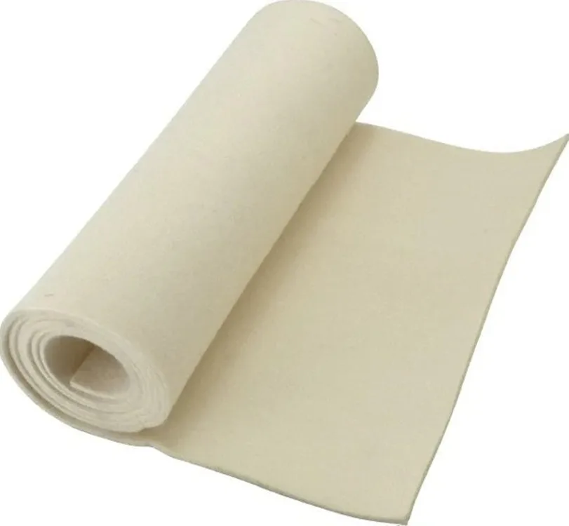 Industrial Wool Felt Eco-friendly Factory Supply 100% wool felt  industrial fabric Customized White Nonwoven felt