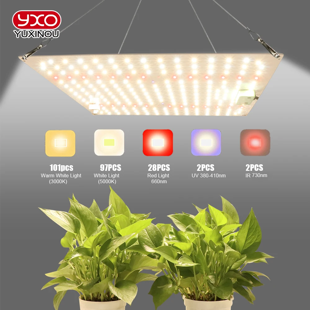 Wholesale 65W LED Grow Light Panel Full Spectrum Commercial LM281B UV IR 660nm For Indoor Plants 4x4 Hydroponic Tent