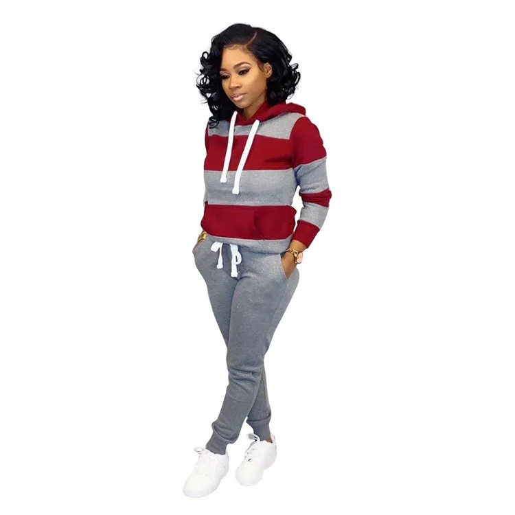 GC-2080115 2022  Winter Tops Pant Sweat Suits Woman Two Piece Long Sets Women Clothing Jogger Set Outfit Women 2 Piece Set