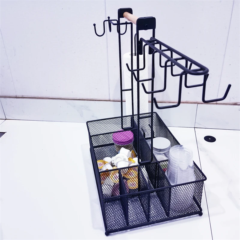 New design Grill BBQ Caddy with Outdoor Paper Towel Holder Grill Accessory Storage Holder BBQ Tool and Accessory Organizer