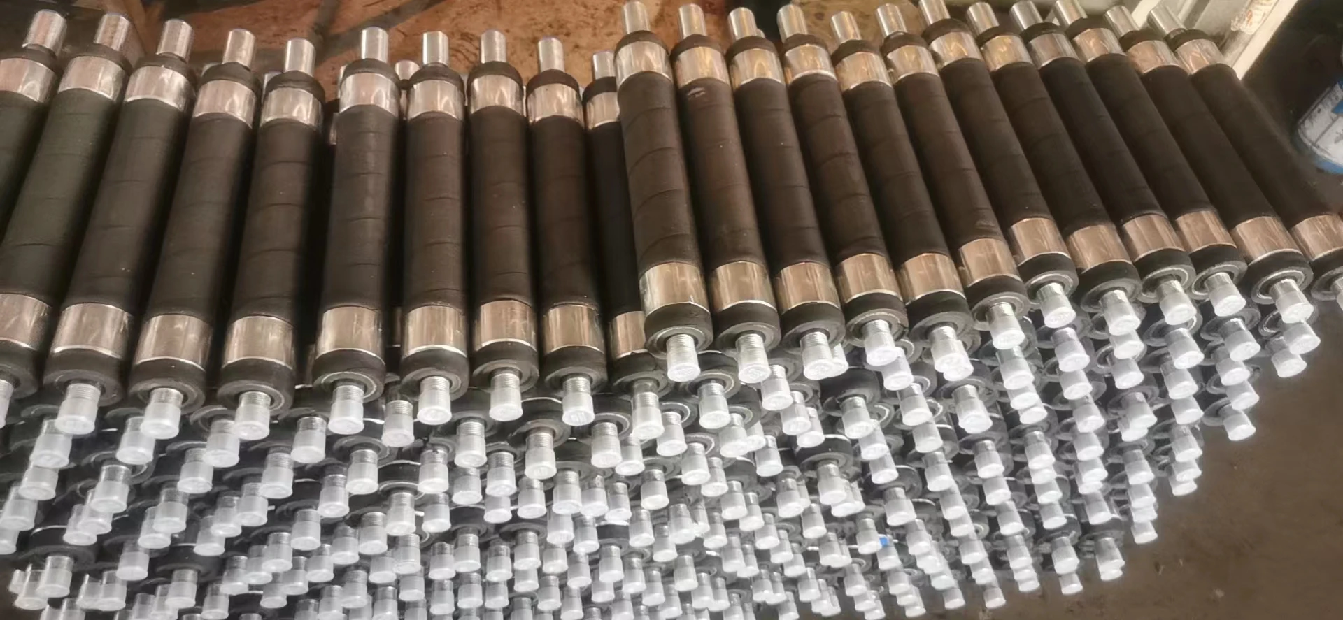 Borehole packer injection rubber packer for coal mine