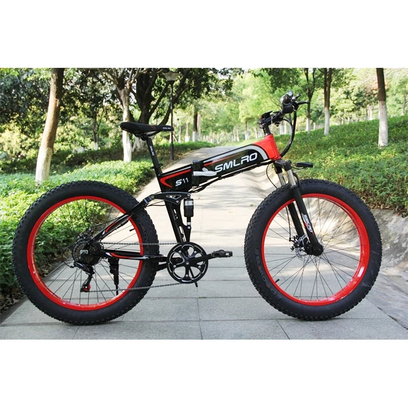 
China LONG MILEAGE Folding BIKE ELECTCRIC 500W/750W/1000W FAT TIRE 26 INCH Aluminum alloy 