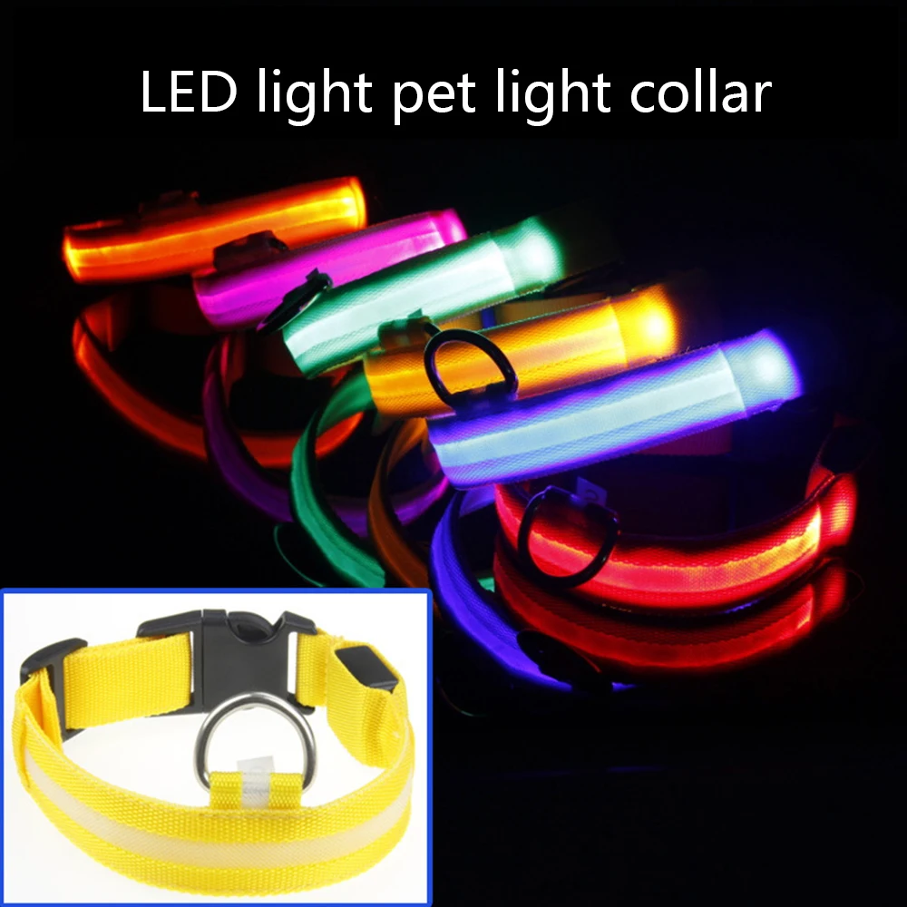 Amazon Hot Selling High Visible Super Bright Durable USB Flashing Led Dog Collars Collar