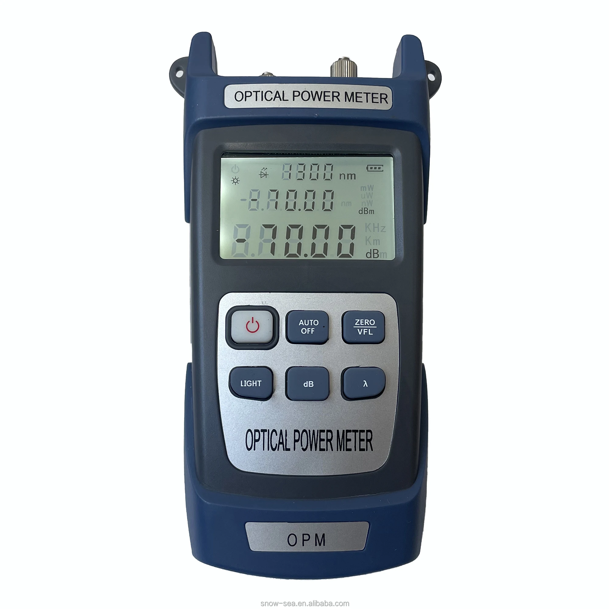 Portable FTTH Fiber Optical Power Meter Optic Cable Tester Network with FC SC Interfaces