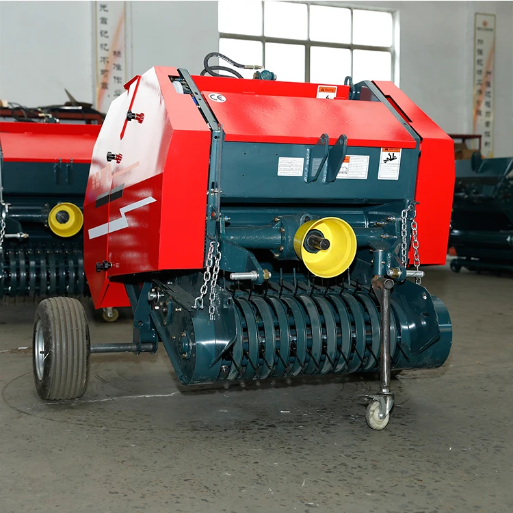 
Mini Walk Behind Tractor Hay Bailer Tractor Mounted Pto Mini Round Hay Straw Baler Machine Round Baler Machine For tractor 