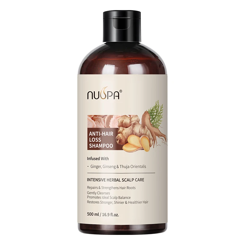 Bingo Organic Ginsenoside Soothing Scalp Anti Hair Loss Hair Care Treatments Ginger Extract Growth Serum Shampoo Hair Care Set