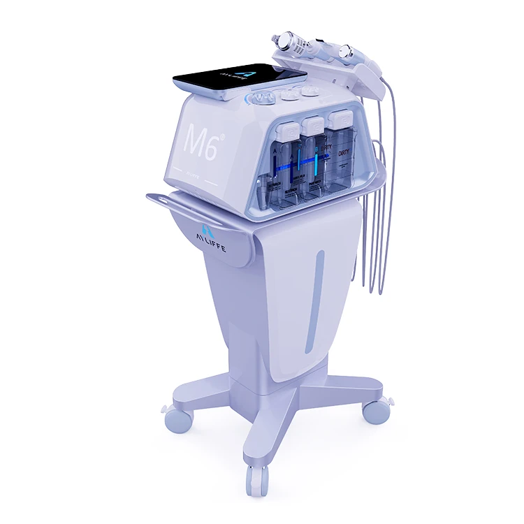 Second Generation M6 Multi Power Small Bubble Skin Management Device for Deep Facial Cleansing and Pore Introduction