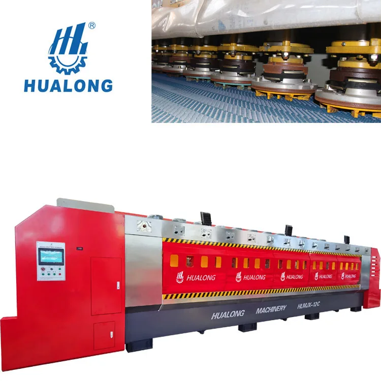 HUALONG stone machinery HLMJX-16 Автоматическая полировальная машина для камня, гранита, мрамора, 16 головок
