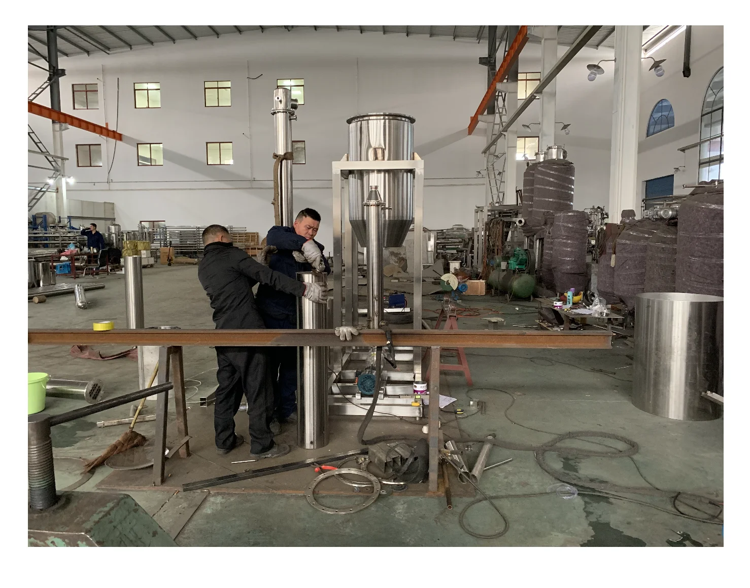 Pilot scale forced circulation evaporators VANOO-01-!0