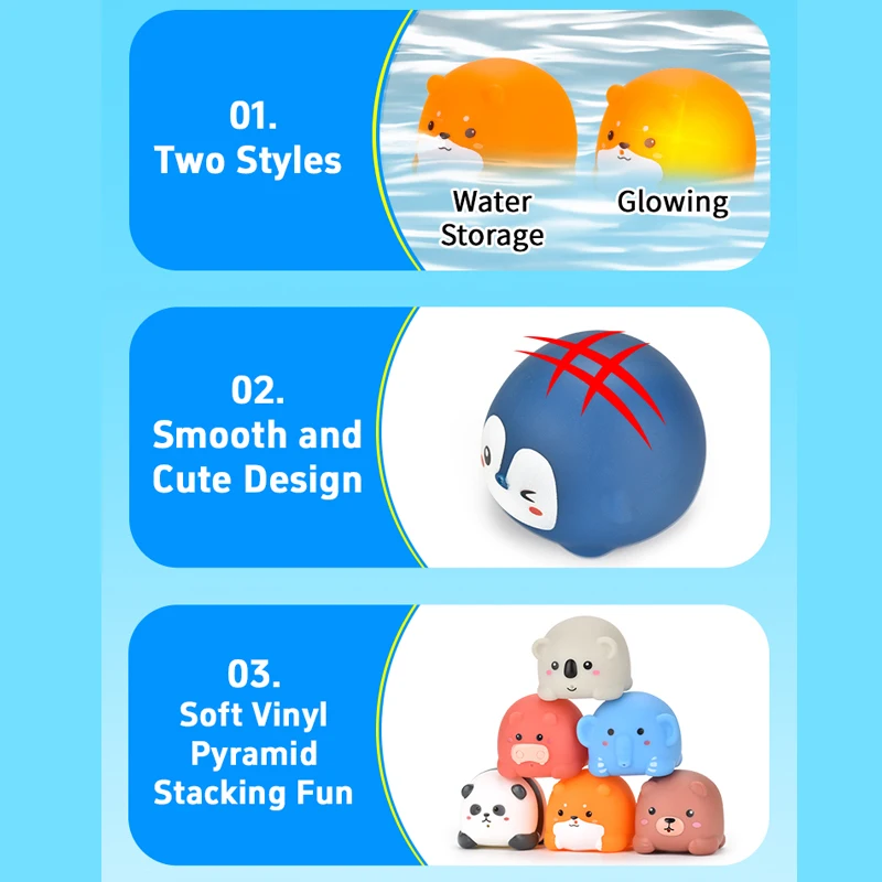 6 шт. детские игрушки из ПВХ
