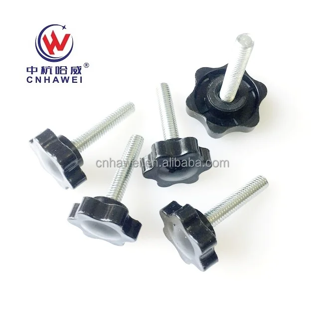 SS304 SS316  Slotted Flat Head Knurled Thumb Machine Screw DIN653