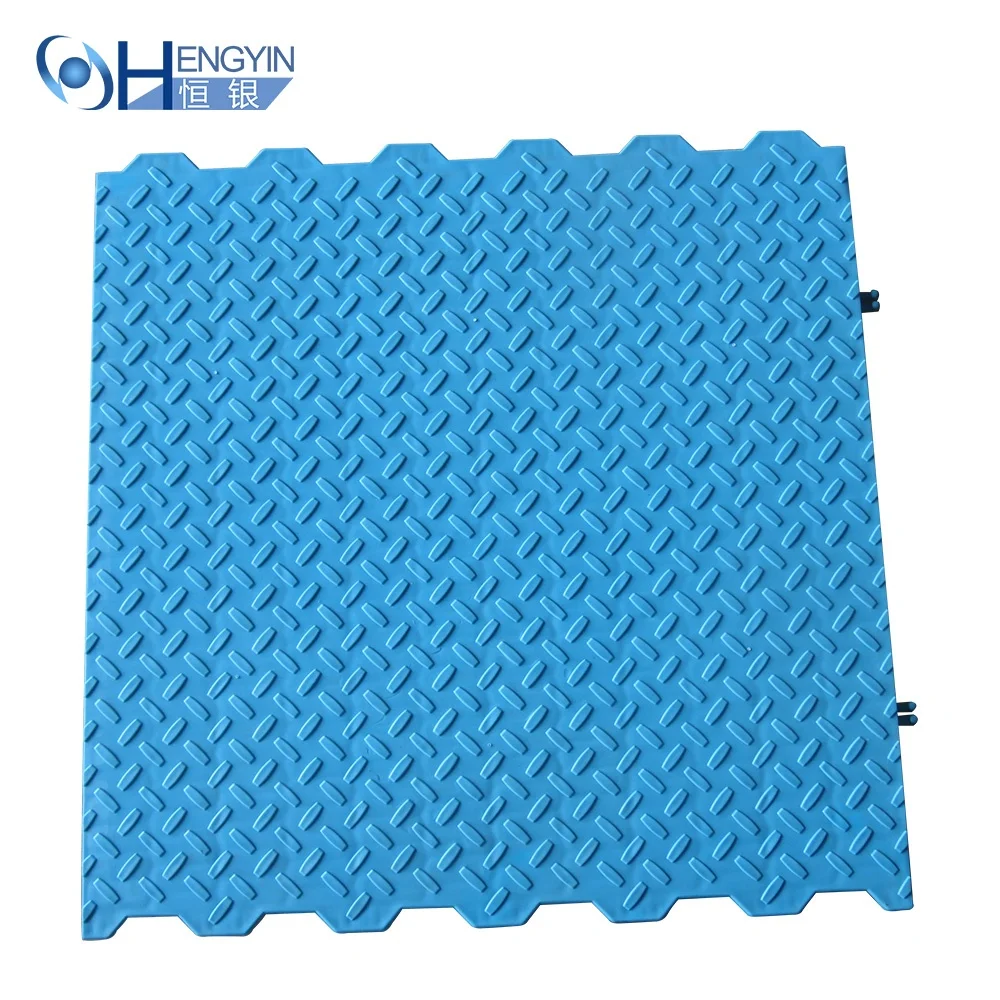 Easy clean durable floor for pig goat cages farrowing crate weaner pens pure pp plastic slat floor