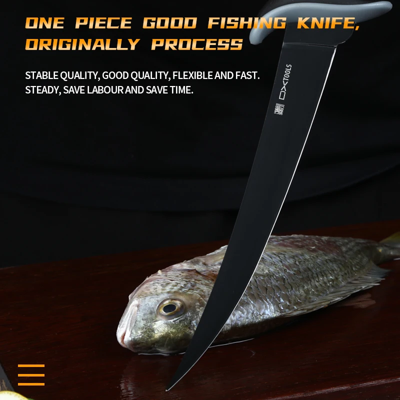 Multi-Function 7 inch 9 inch Fillet Knives Non-Slip Soft Handle Stainless Steel Fishing Knife With Kitchen Outdoor Camping Use