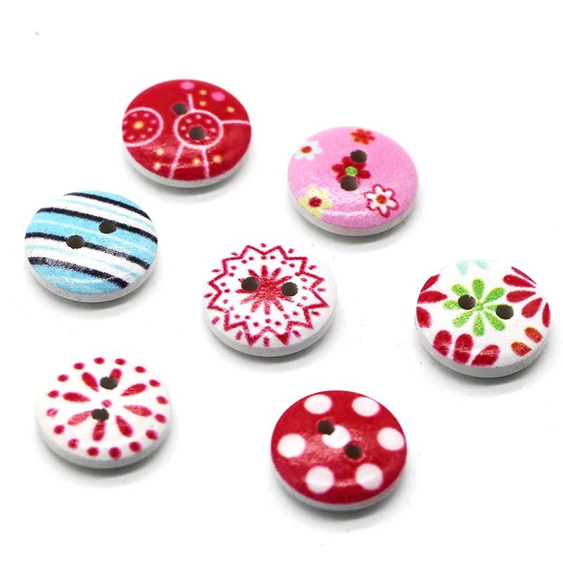 Wholesale Factory Price 2 Holes Sewing On Wooden Buttons Custom Made Wooden Women Clothes Button