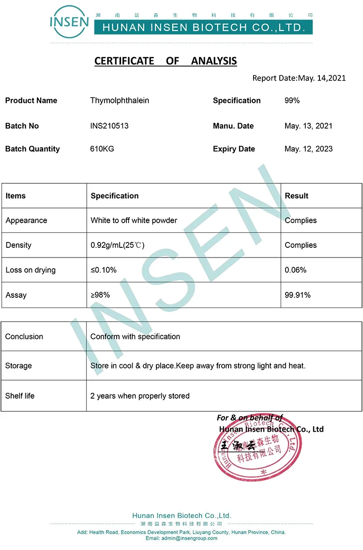 COA Of Thymolphthalein.jpg