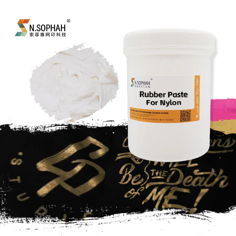 Good Quality High Elasticity High Fastness Nylon Printing Screen Printing Rubber Paste