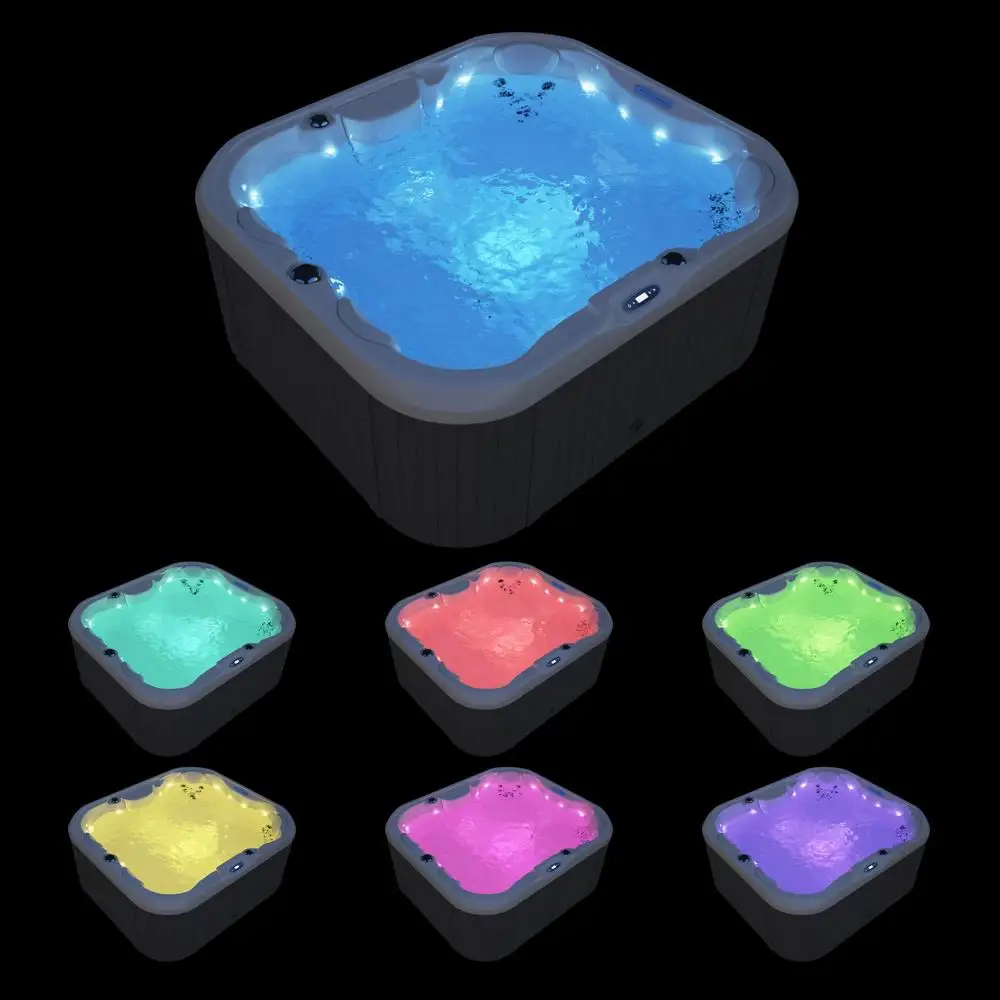 Relax in stock cheap price big size garden luxury hot tub spa bath outdoor whirlpool hot tub for 4 person