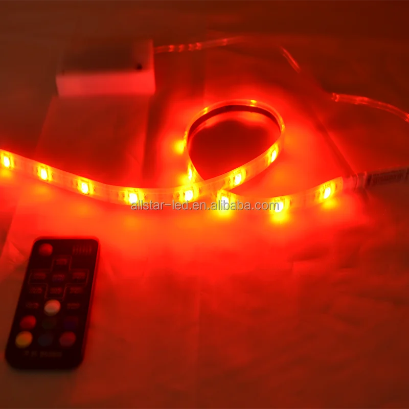 4.5V Battery Operated 50CM RGB LED Strip Light Waterproof Craft Hobby Light Hot Selling led strip with battery pack