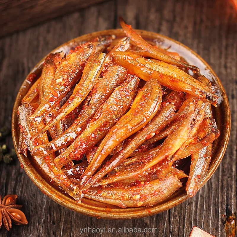 Snack deep-sea fish dried 240 grams of spicy dried fish ready to eat spicy fish snack small package hunan specialty 6 kinds of f