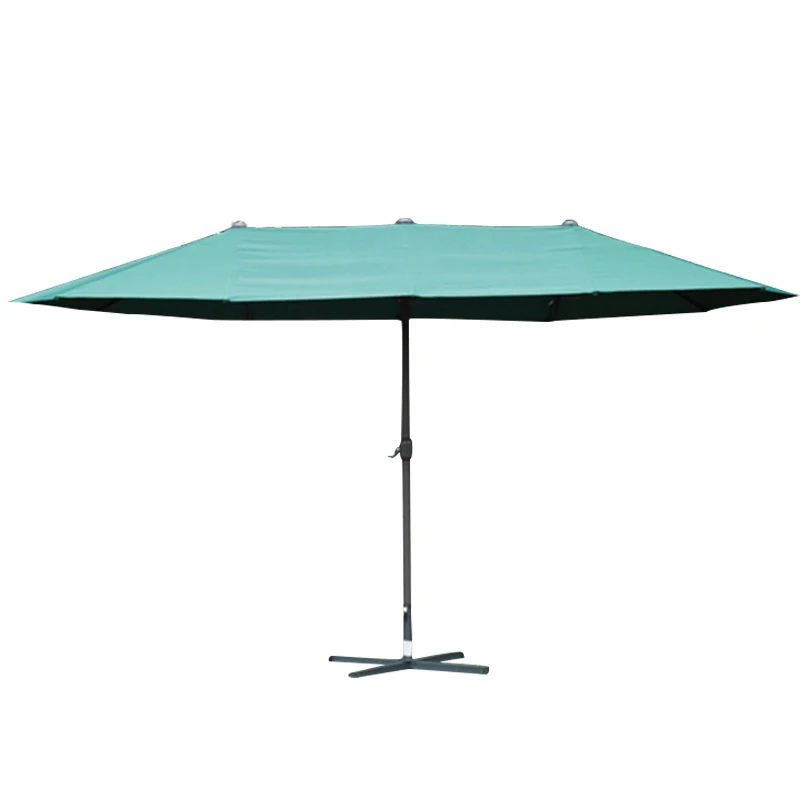 Outdoor triple layer roma umbrella waterproof cantilever garden beach patio sun canvas parasol aluminum umbrella restaurant