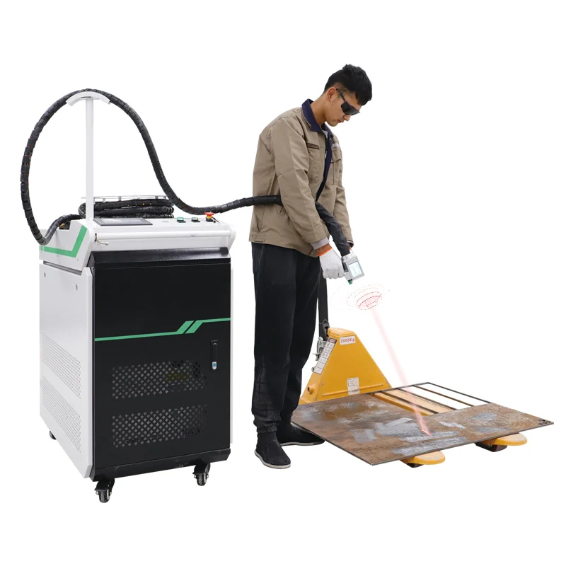 Limited time discount 1000w 2000w rust paint removal handheld metal steel  laser cleaning machine