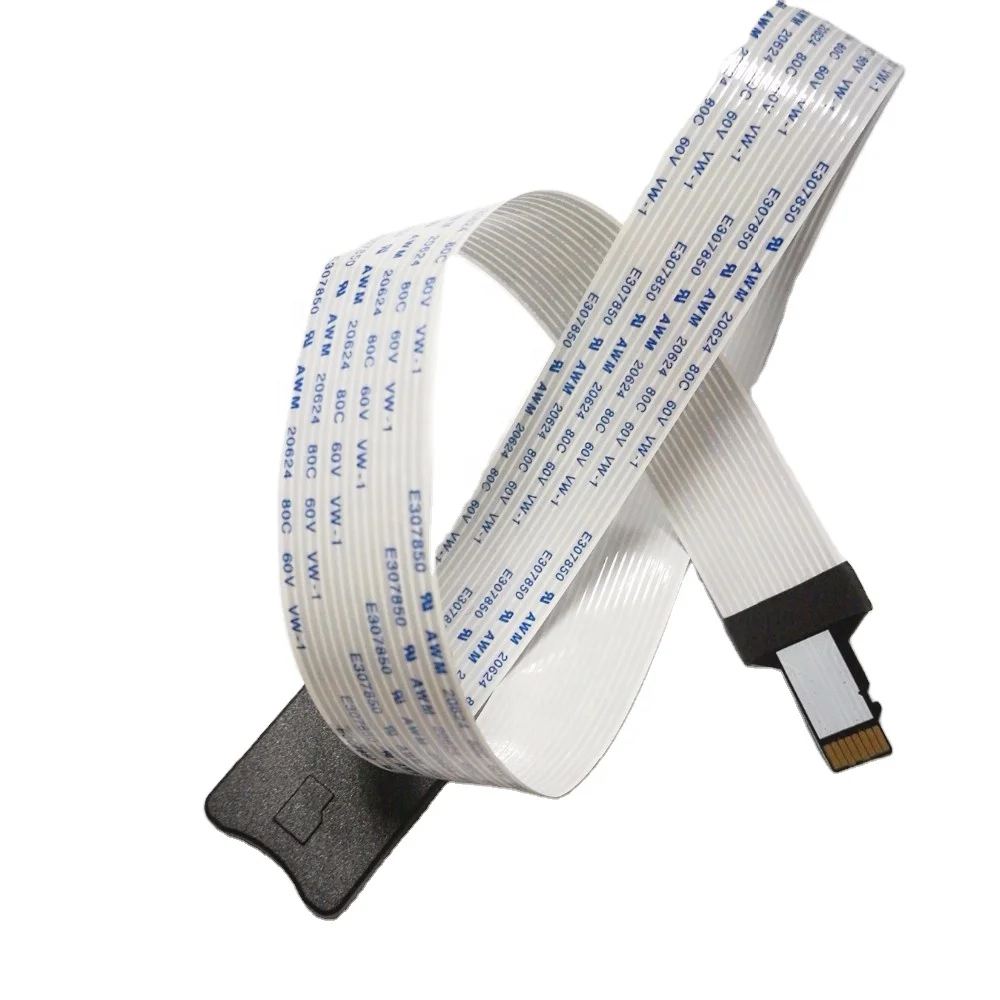 Flexible micro sd card extension cable microsd cable for 3D printer