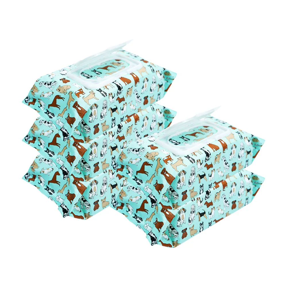 Good quality wholesale hot selling floor cleaning  pet cleansing dog body wipes
